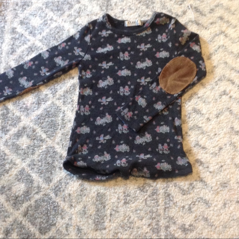 VINTAGE Long Sleeve Top w/ Elbow Pads